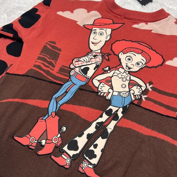 DISNEY PIXAR TOY STORY WOODY & JESSE WESTERN CARDIGAN BOXLUNCH - Picture 4 of 10